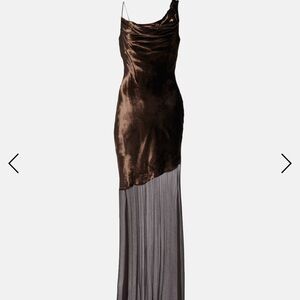 STAUD Brown Maxi Dress- 2
